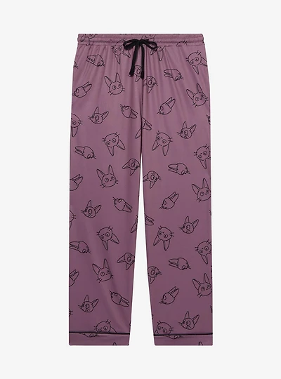 Studio Ghibli® Kiki's Delivery Service Jiji Allover Print Women's Sleep Pants — BoxLunch Exclusive