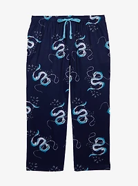 Studio Ghibli® Spirited Away Dragon Haku Allover Print Women's Plus Sleep Pants — BoxLunch Exclusive