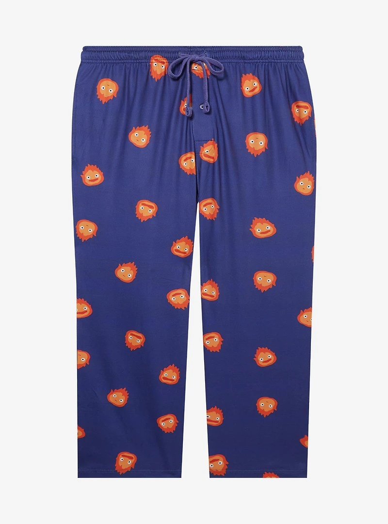 Studio Ghibli® Howl's Moving Castle Calcifer Flame Allover Print Women's Plus Sleep Pants - BoxLunch Exclusive