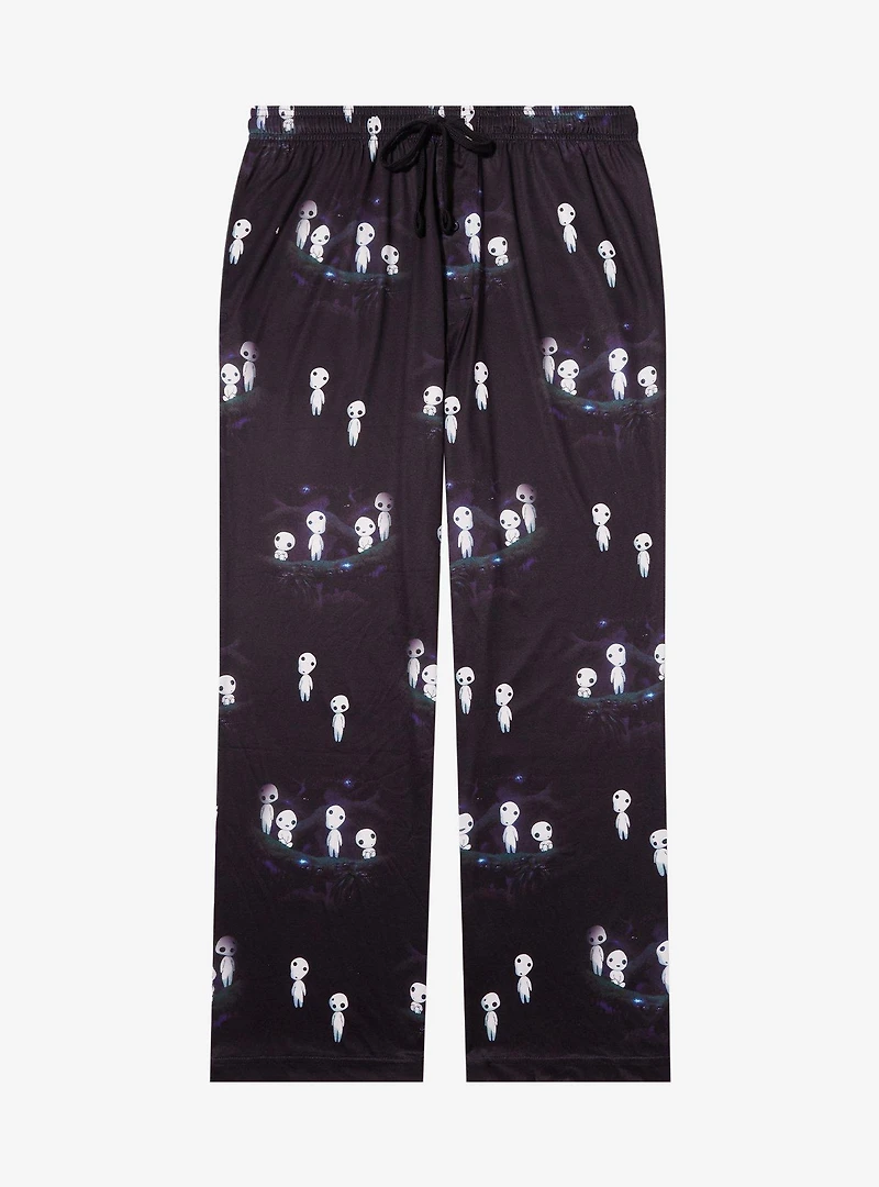 Studio Ghibli® Princess Mononoke Kodama Allover Print Women's Plus Sleep Pants — BoxLunch Exclusive