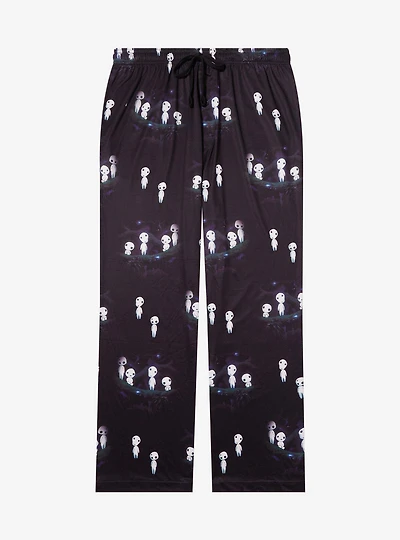 Studio Ghibli® Princess Mononoke Kodama Allover Print Women's Plus Sleep Pants — BoxLunch Exclusive