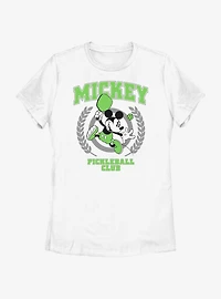 Disney Mickey Mouse Pickleball Club Jump Womens T-Shirt
