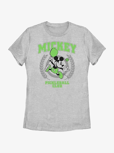 Disney Mickey Mouse Pickleball Club Jump Womens T-Shirt