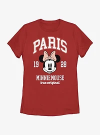 Disney Minnie Mouse True Original ParisWomens T-Shirt