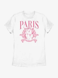 Disney The Aristocats Paris Marie Crest Womens T-Shirt
