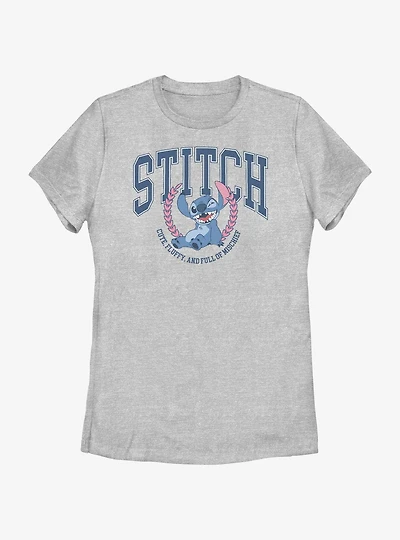 Disney Lilo & Stitch Athletic Full of MischiefWomens T-Shirt