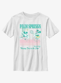 Disney Mickey Mouse & Minnie Tennis Club Fun Youth T-Shirt
