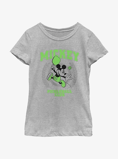 Disney Mickey Mouse Pickleball Club Jump Youth Girls T-Shirt