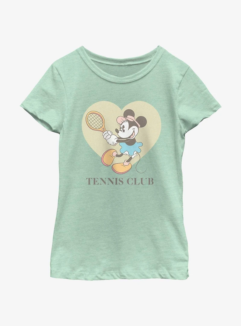 Disney Minnie Mouse Tennis Club Youth Girls T-Shirt