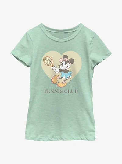 Disney Minnie Mouse Tennis Club Youth Girls T-Shirt