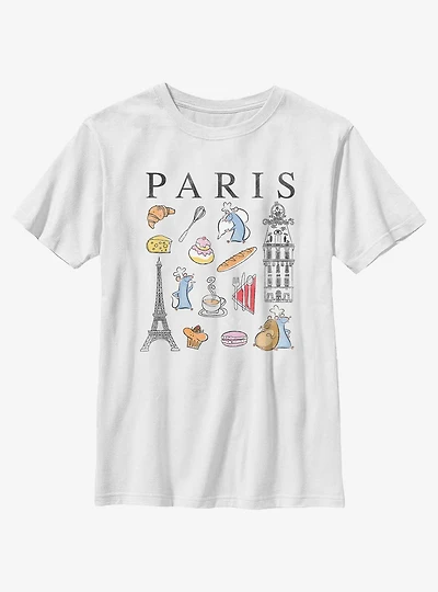 Disney Pixar Ratatouille Paris Icons Youth T-Shirt