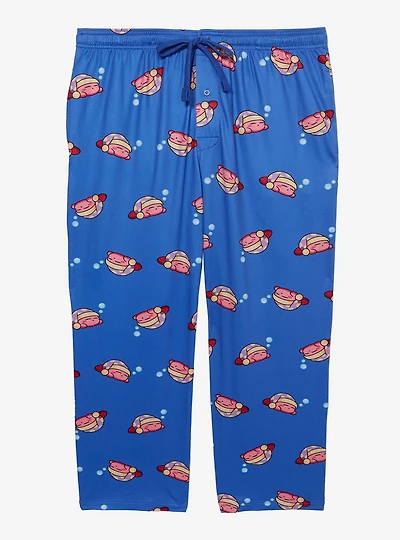Nintendo Kirby Sleeping Allover Print Women's Plus Sleep Pants - BoxLunch Exclusive