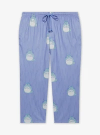 Studio Ghibli® My Neighbor Totoro Raining Allover Print Women's Plus Sleep Pants - BoxLunch Exclusive