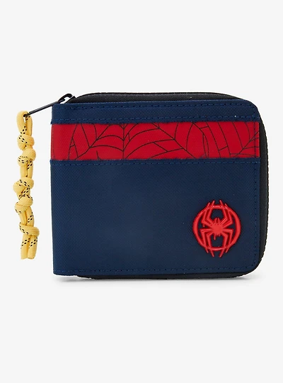 Marvel Spider-Man: Into the Spider-Verse Miles Morales Small Zip Wallet - BoxLunch Exclusive