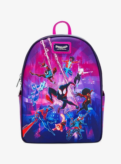 Loungefly Marvel Spider-Man: Across the Spider-Verse Group Portrait Mini Backpack - BoxLunch Exclusive
