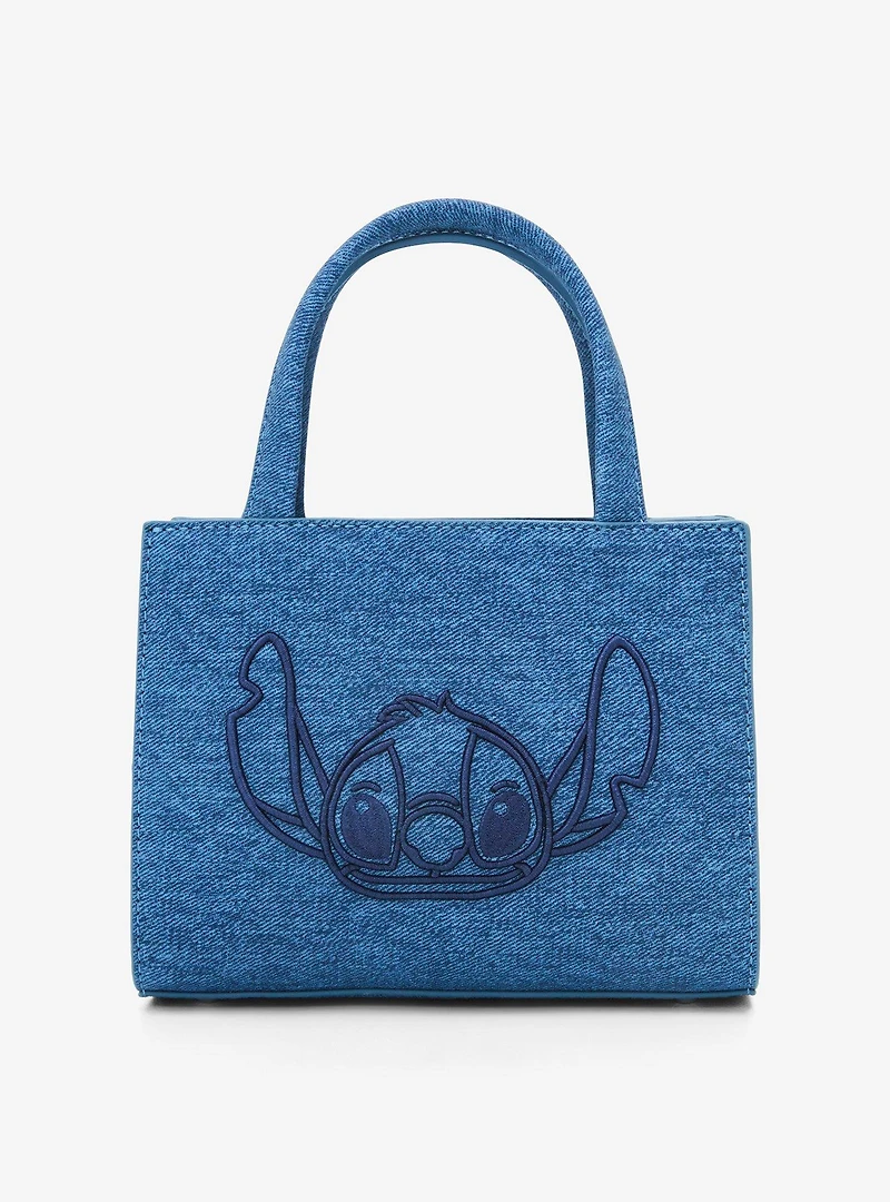 Loungefly Disney Lilo & Stitch Denim Stitch Crossbody Bag - BoxLunch Exclusive