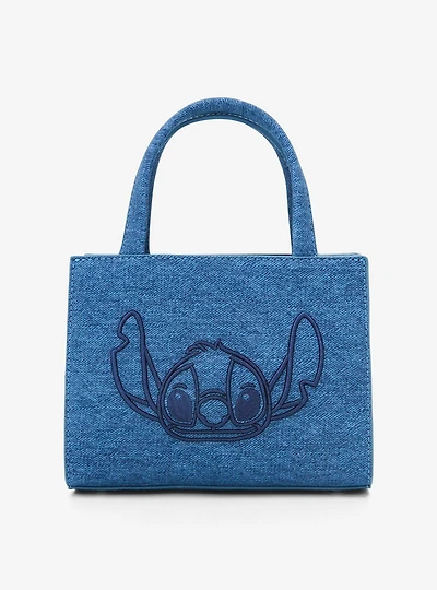 Loungefly Disney Lilo & Stitch Denim Stitch Crossbody Bag - BoxLunch Exclusive