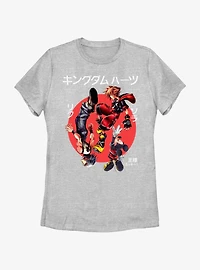 Disney Kingdom Hearts Up And Down Womens T-Shirt
