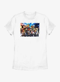 Disney Kingdom Hearts Round Up Womens T-Shirt