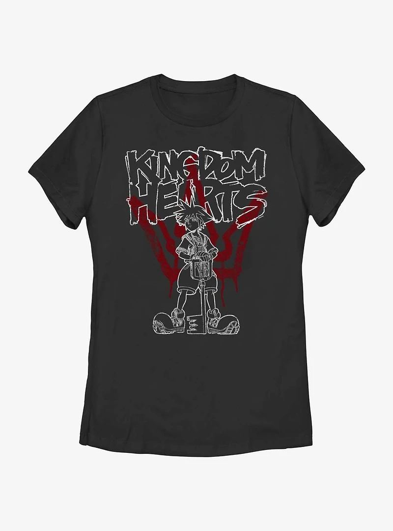 Disney Kingdom Hearts Crowned Womens T-Shirt