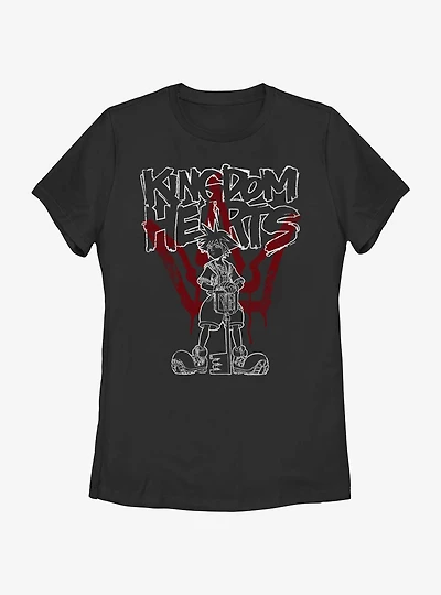 Disney Kingdom Hearts Crowned Womens T-Shirt