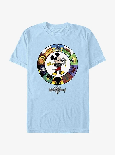 Disney Kingdom Hearts Mickey Flags T-Shirt