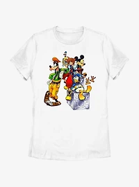 Disney Kingdom Hearts Group Womens T-Shirt