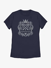 Disney Kingdom Hearts Crest Womens T-Shirt