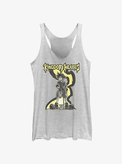 Disney Kingdom Hearts Sora Standing Womens Tank Top