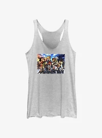 Disney Kingdom Hearts Round Up Womens Tank Top