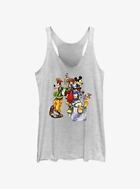 Disney Kingdom Hearts Group Womens Tank Top
