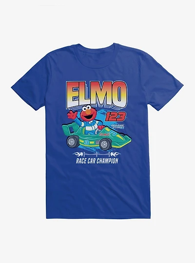 Sesame Street Elmo Race Car Champion T-Shirt