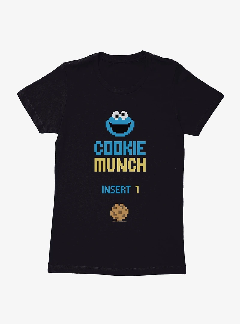 Sesame Street Cookie Monster Munch Womens T-Shirt