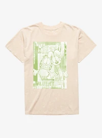 Garfield Sarcastic Poster Mineral Wash T-Shirt
