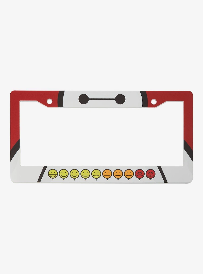 Disney Big Hero 6 Baymax Pain Scale License Plate Frame - BoxLunch Exclusive