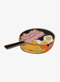 Studio Ghibli® Howl's Moving Castle Calcifer Frying Pan Enamel Pin — BoxLunch Exclusive