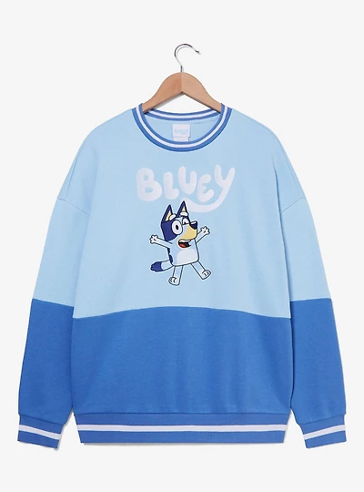Bluey Portrait Panel Crewneck - BoxLunch Exclusive