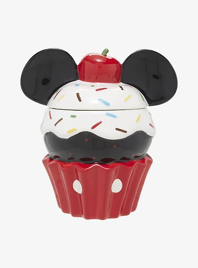 Disney Mickey Mouse Sprinkle Cupcake Cookie Jar