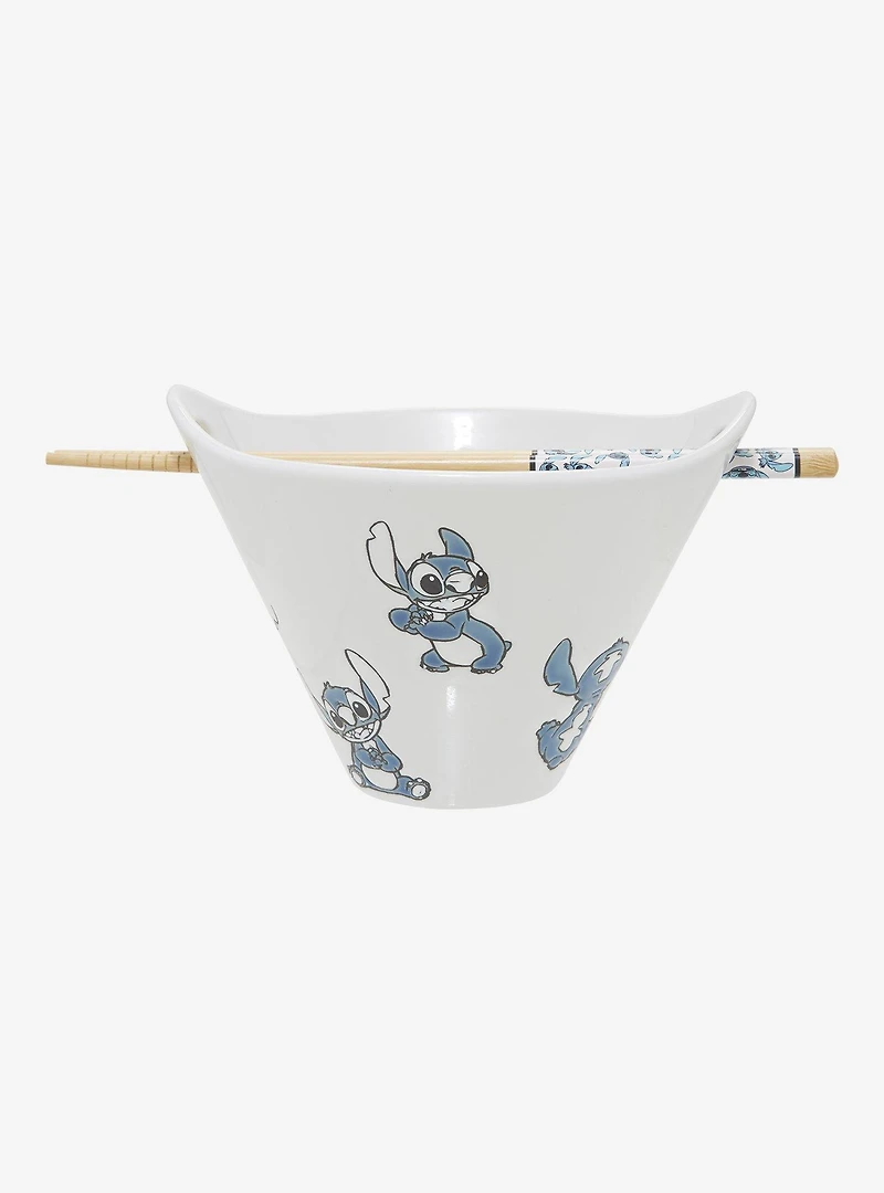 Disney Lilo & Stitch Aloha Hand Painted Ramen Set