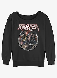Marvel Kraven the Hunter Captured Prey Womens Slouchy Sweatshirt