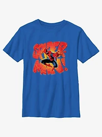 Marvel Spider-Man Comic Letters Youth T-Shirt