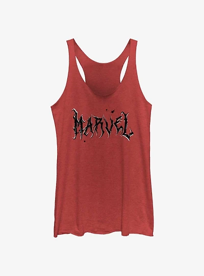 Marvel Metal Logo Womens Tank Top