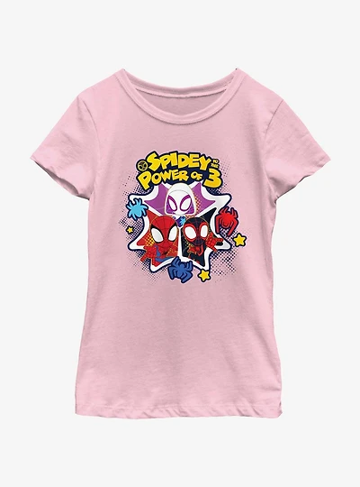 Marvel Spidey and His Amazing Friends Power Of Three Girls Youth T-Shirt