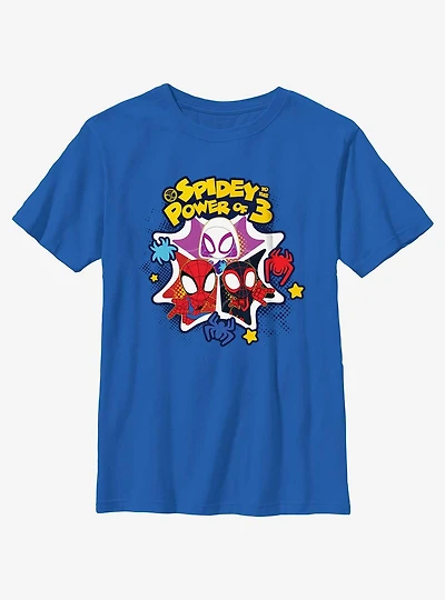 Marvel Spidey and His Amazing Friends Power Of Three Youth T-Shirt