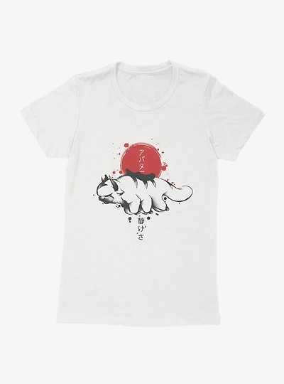 Avatar: The Last Airbender Appa Sumi-E Womens T-Shirt