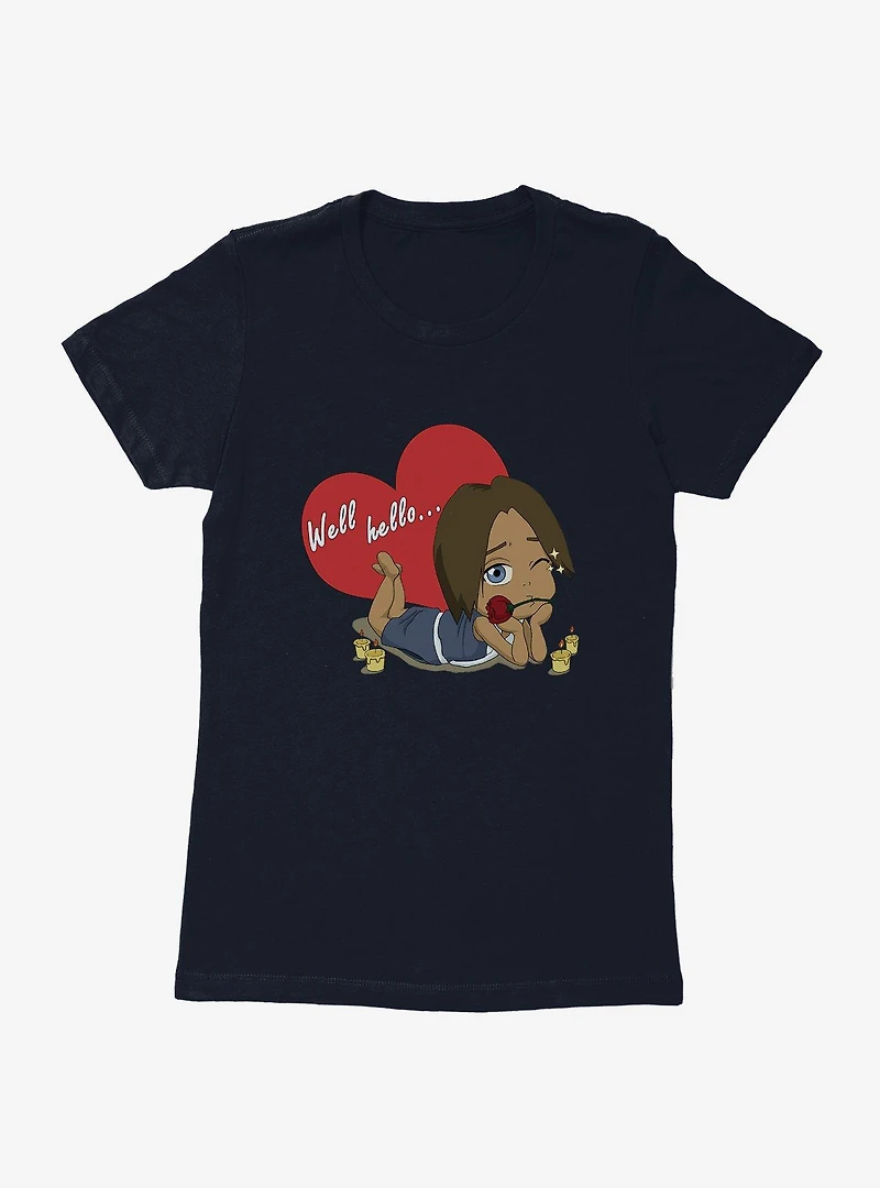 Avatar: The Last Airbender Chibi Sokka Well Hello Womens T-Shirt