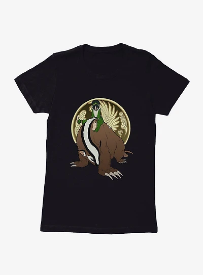 Avatar: The Last Airbender Toph And Badgermole Womens T-Shirt