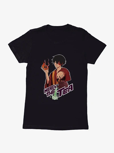 Avatar: The Last Airbender Zuko Here's Tea Womens T-Shirt