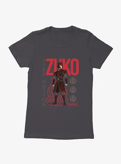 Avatar: The Last Airbender Zuko Portrait Womens T-Shirt