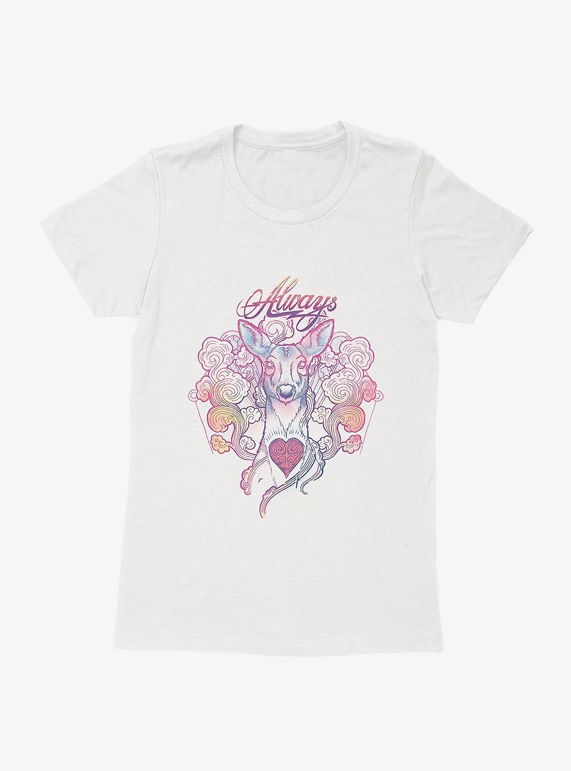 Harry Potter Always Lily Snape Patronus Womens T-Shirt